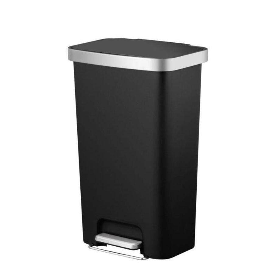 פח אשפה מלבני 45 ליטר HANNA שחור מט מבית EKO - ₪419.40