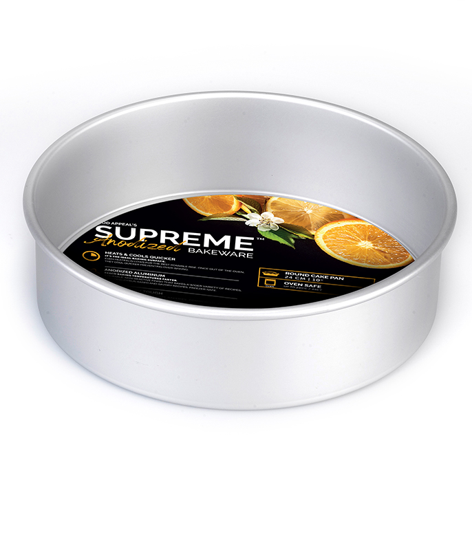 תבנית עוגה תחתית נשלפת 7.5*24 ס"מ גבוהה במיוחד SUPREME ANODIZED תבנית עוגה תחתית נשלפת 7.5*24 ס"מ גבוהה במיוחד SUPREME ANODIZED