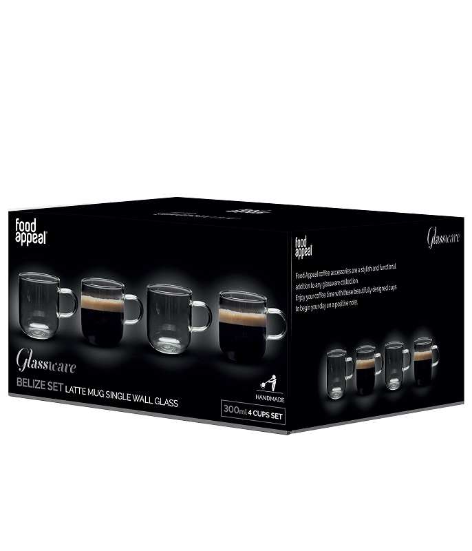 סט 4 כוסות 300 מ"ל BELIZE סט 4 כוסות 300 מ"ל BELIZE