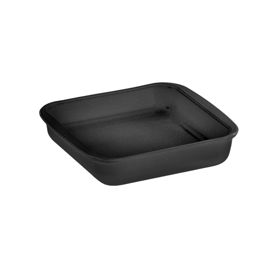 תבנית פיירקס מרובעת 1.8 ליטר שחור OVEN TO TABLE תבנית פיירקס מרובעת 1.8 ליטר שחור OVEN TO TABLE