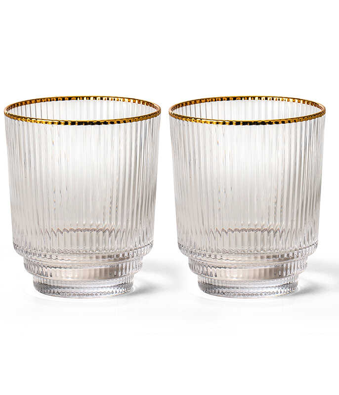 Glass Cups-Set of 2