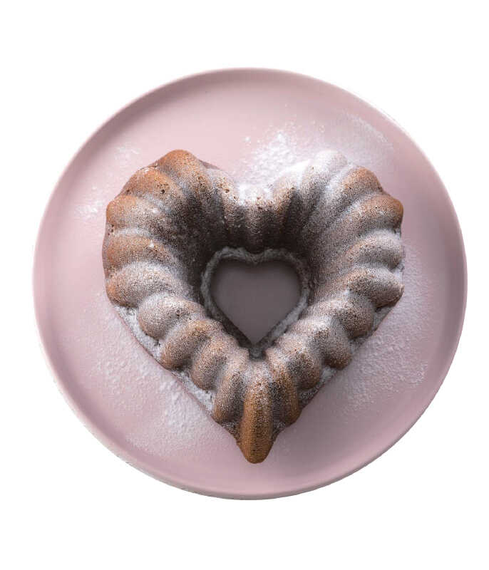 תבנית אפייה בצורת לב יציקת אלומיניום VALENTINE 