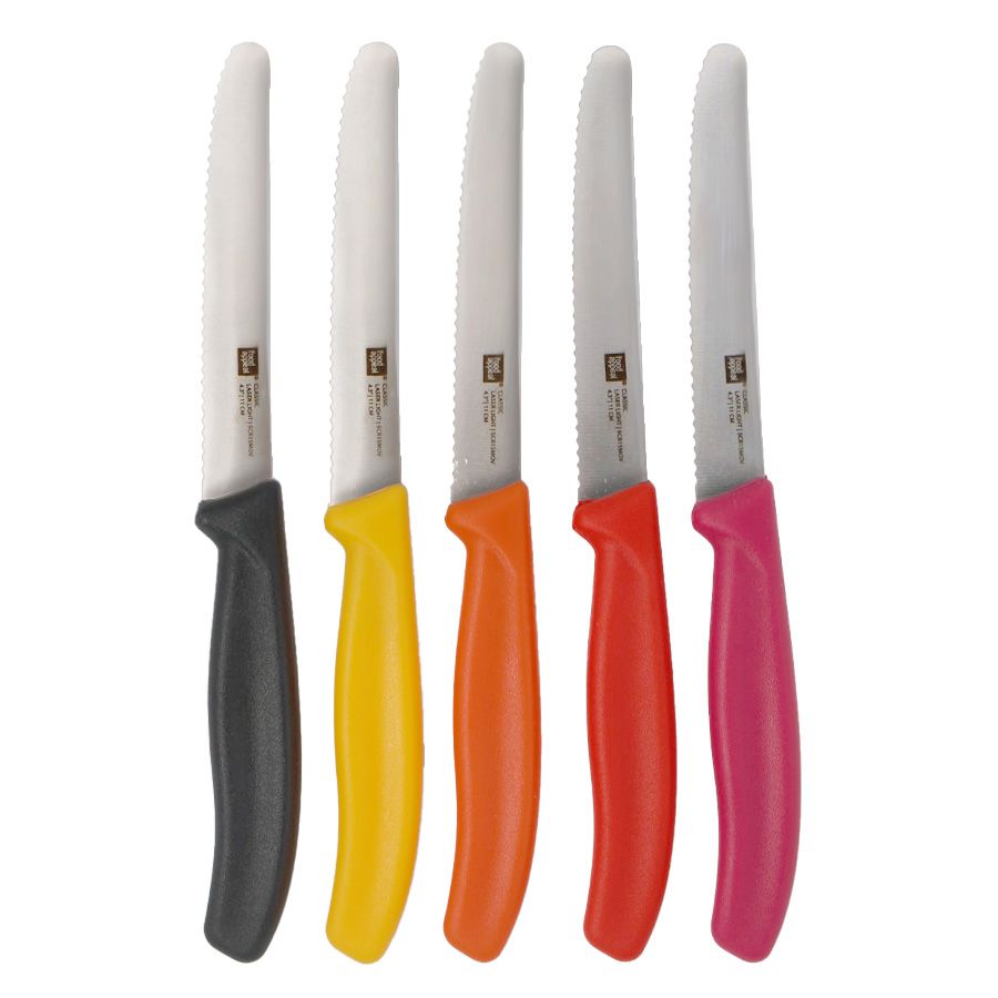 מארז 5 סכיני ירקות מעורב צבעים CLASSIC מארז 5 סכיני ירקות מעורב צבעים CLASSIC