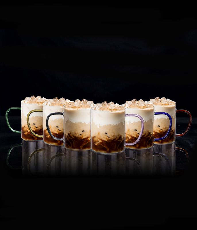 סט 6 כוסות 425 מ"ל עם ידיות צבעוניות סאו פאולו סט 6 כוסות 425 מ"ל עם ידיות צבעוניות סאו פאולו